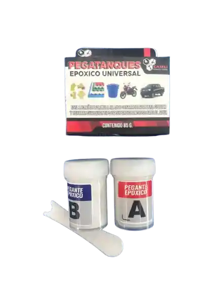 Pegamento Epoxico Extra Fuerte Pegatanke (blanco) 85g