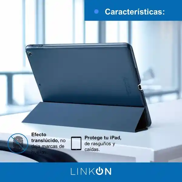 Estuche Funda Smart Case Para Ipad Linkon - Navy