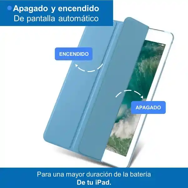 Estuche Funda Smart Case Para Ipad Linkon - Skye Blue