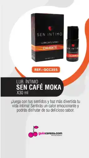 Lubricante Sabor Cafe Moka Caliente Sen 30ml (comestible)