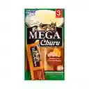 Inaba Dog Snack Mega Churu X 3 Piezas- Pollo Y Calabaza 144gr