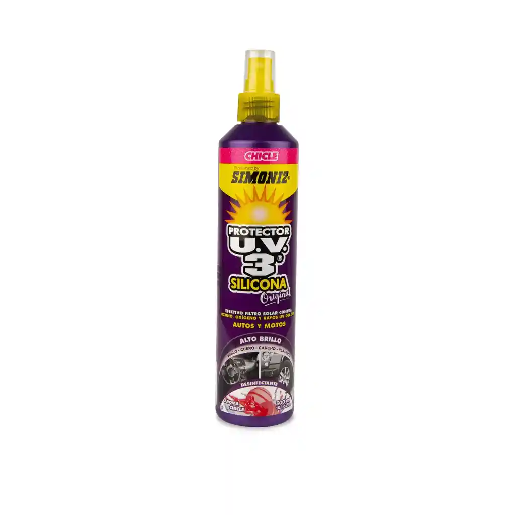 Silicona Protector U.v.3 Chicle Simoniz 300ml