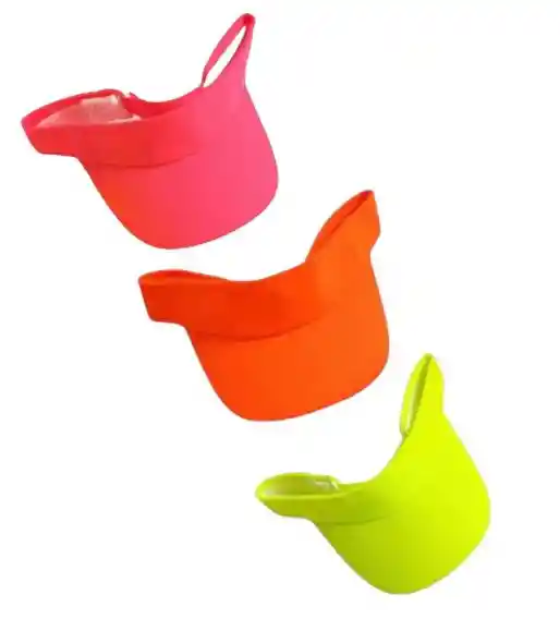 Visera Neon Hora Loca Carnaval Colores Surtidos