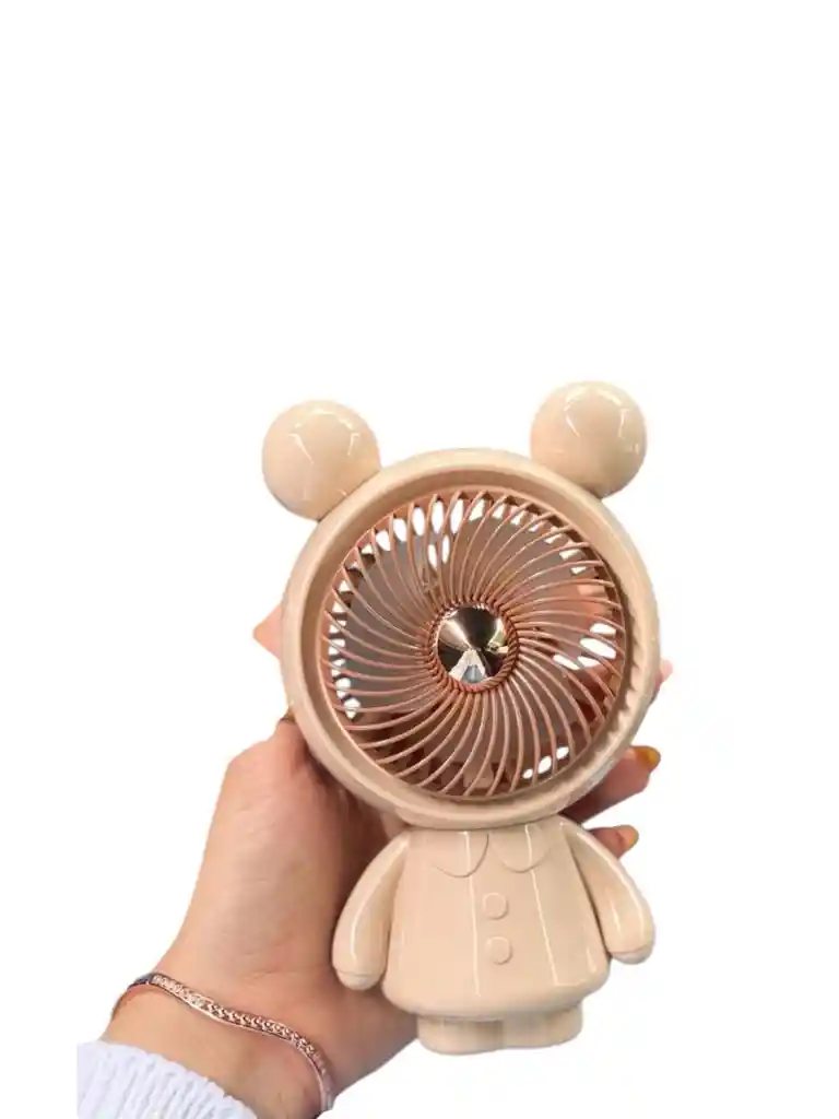 Ventilador Oso Khaki Recargable
