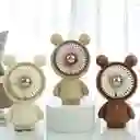 Ventilador Oso Khaki Recargable
