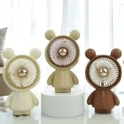Ventilador Oso Khaki Recargable
