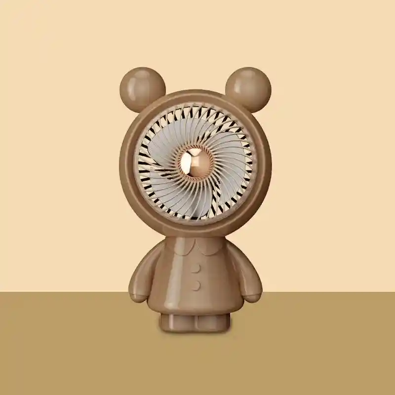 Ventilador Oso Khaki Recargable