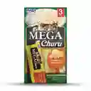 Inaba Dog Snack Mega Churu X 3 Piezas- Pollo Y Queso 144gr