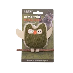 Cat Nip Toy Buho Verde