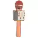 Micrófono Karaoke Niños Ws-858 Palo Rosa