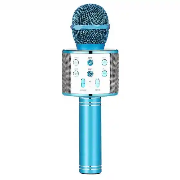 Micrófono Karaoke Niños Ws-858 Celeste