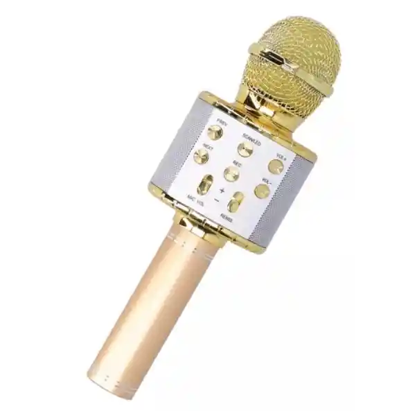 Micrófono Karaoke Para Niños Ws-858 Amarillo