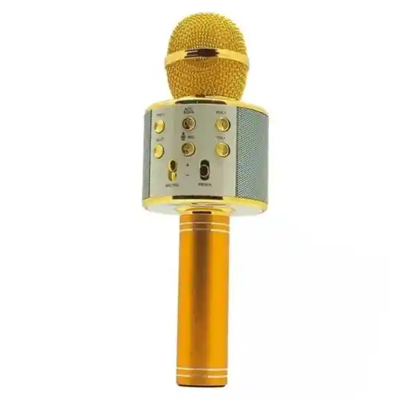 Micrófono Karaoke Para Niños Ws-858 Amarillo