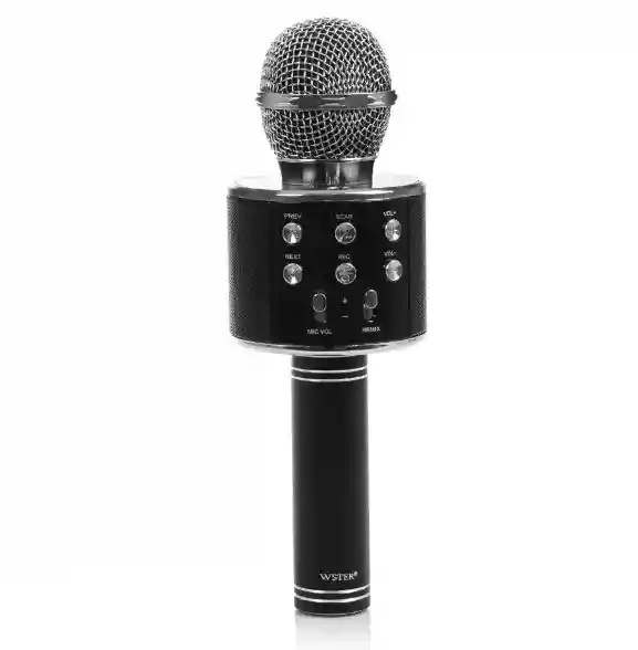 Micrófono Karaoke Para Niños Ws-858 Negro