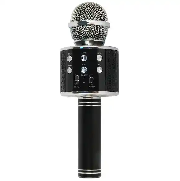 Micrófono Karaoke Para Niños Ws-858 Negro