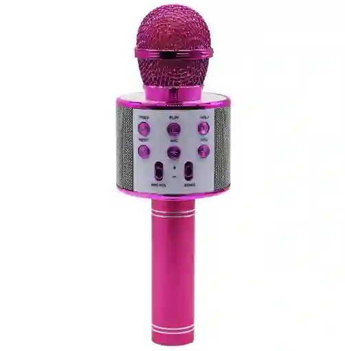 Micrófono Karaoke Para Niños Ws-858 Rosado