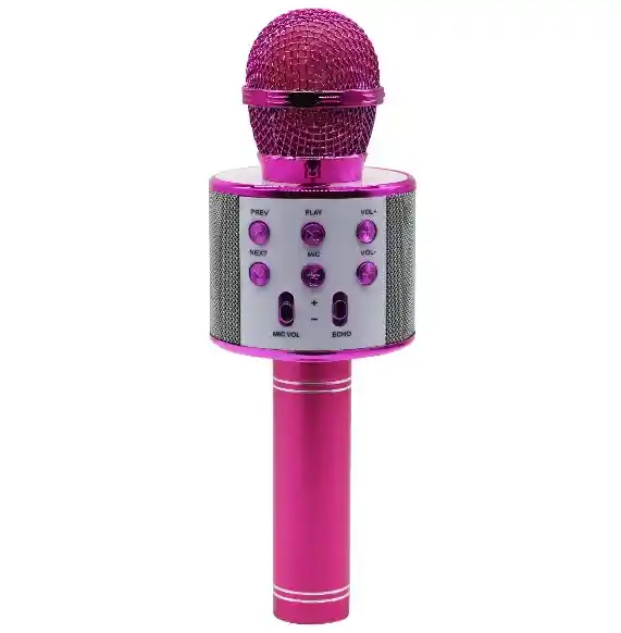 Micrófono Karaoke Para Niños Ws-858 Rosado