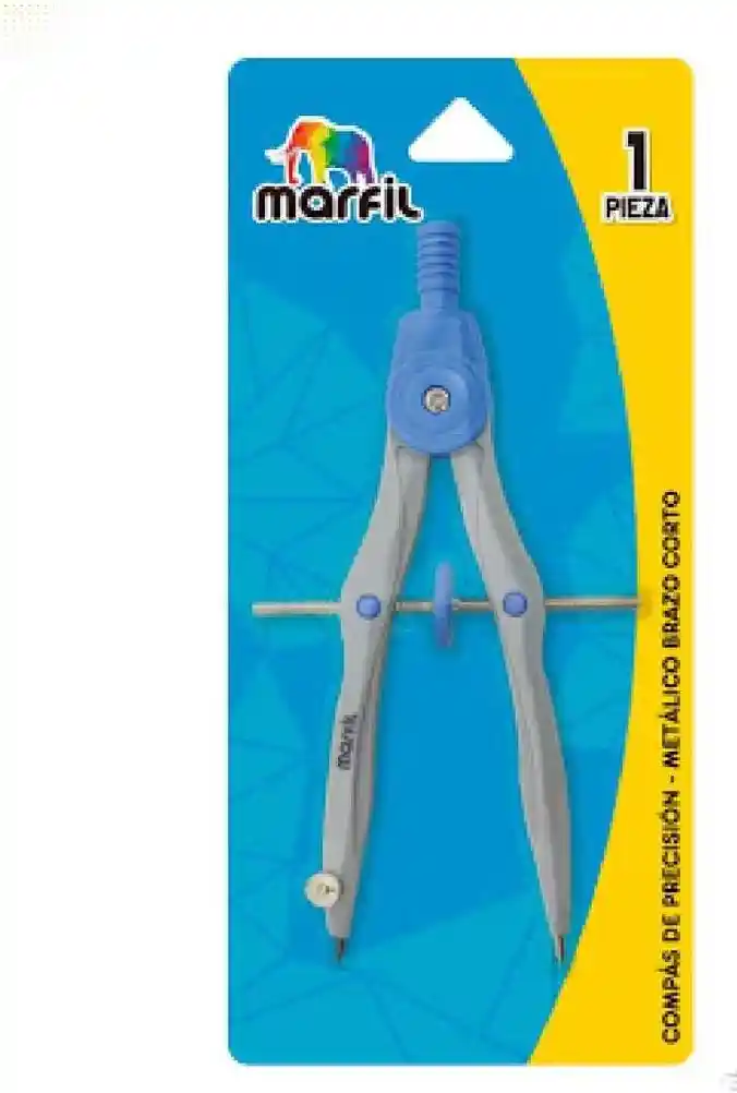 Compas De Precisión Brazo Corto Marfil 1 Pieza