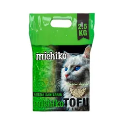 Arena Sanitaria Premium Tofu Ecológica Manzana 2kg Michiko