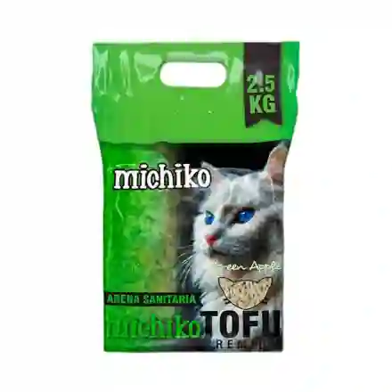 Arena Sanitaria Premium Tofu Ecológica Manzana 2kg Michiko