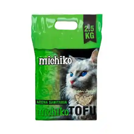 Arena Sanitaria Premium Tofu Ecológica Manzana 2kg Michiko