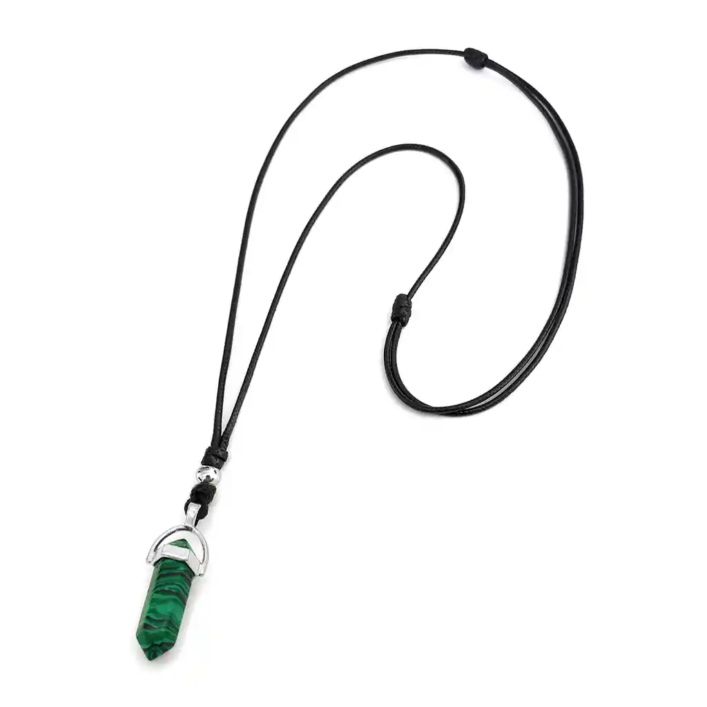 Collar Péndulo Piedra Malaquita