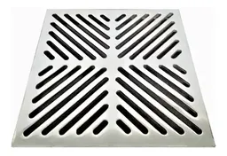 Rejilla Patio Deco 12"x12"/30x30cmt Alum100801 23138