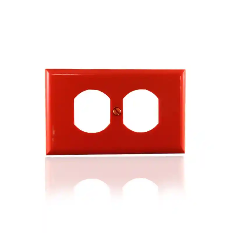 Tapa Para Toma Leviton Naranja Eti07