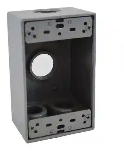 Caja Emt 2x4 X 3/4 2 Salidas Dk-1158 (216038)