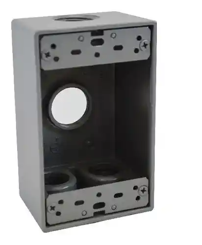 Caja Emt 2x4 X 3/4 2 Salidas Dk-1158 (216038)
