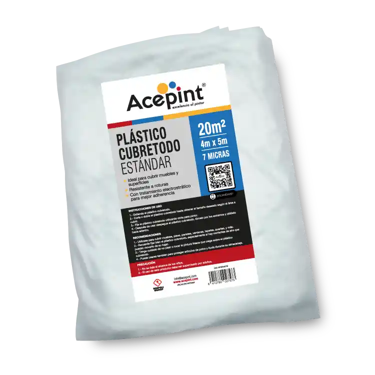 Plastico Cubre Todo P/pintar 190621 Acepint