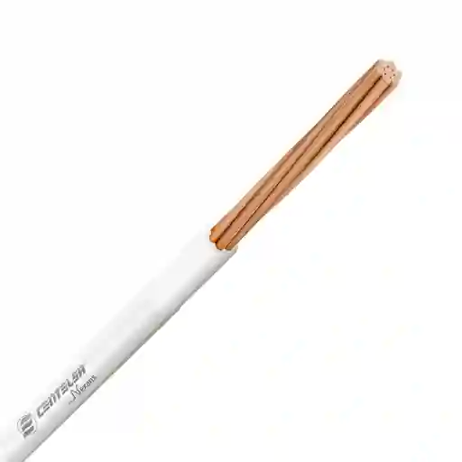 Cable 7hilos N°12 Blanco X 100mt