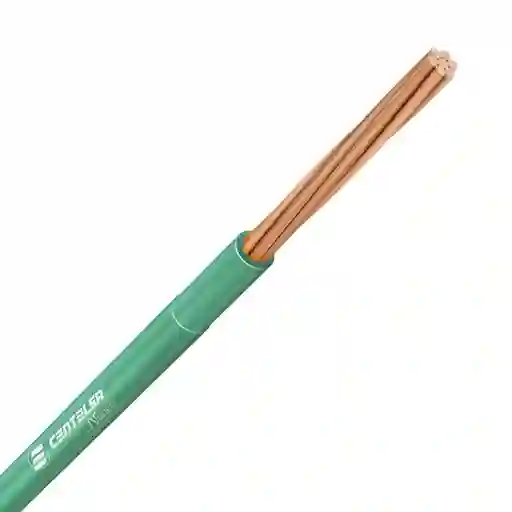 Cable 7hilos N°12 Verde X 100mt
