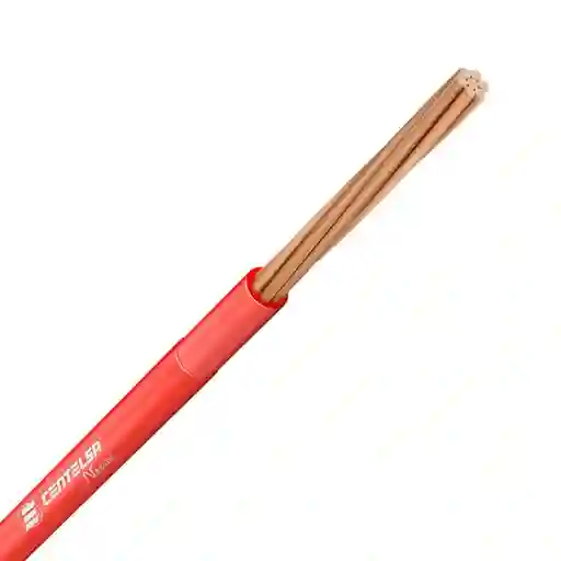 Cable 7hilos N°12 Rojo X 100mt