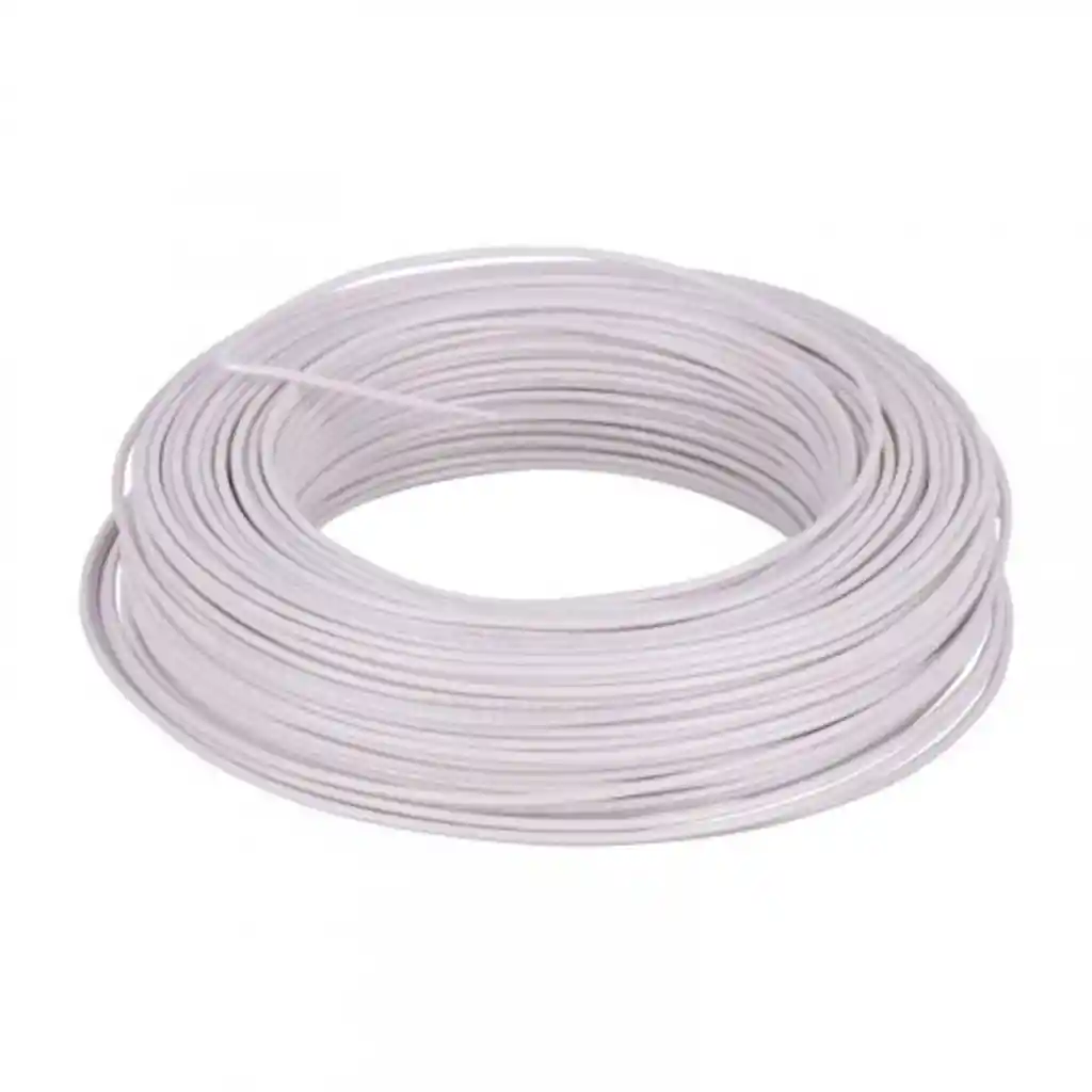 Alambre Cobre N°14 Blanco X 100mt