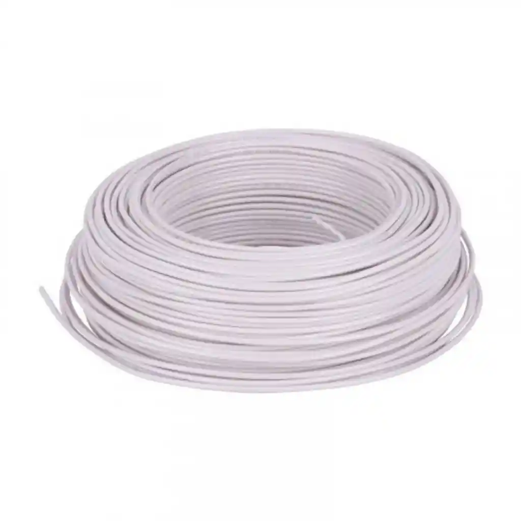 Alambre Cobre N°12 Blanco X 100mt