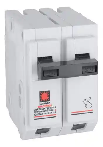 Breaker 2x20 Luminex Enchufable 052ph2020