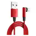 Cable De Carga Usb-tipo C En L Ca-8103 De Uso Diario