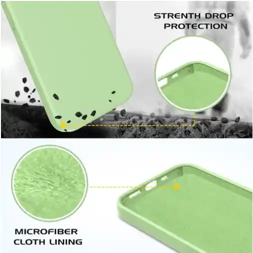 Funda Protectora Silicone Case Para Iphone 12 Pro