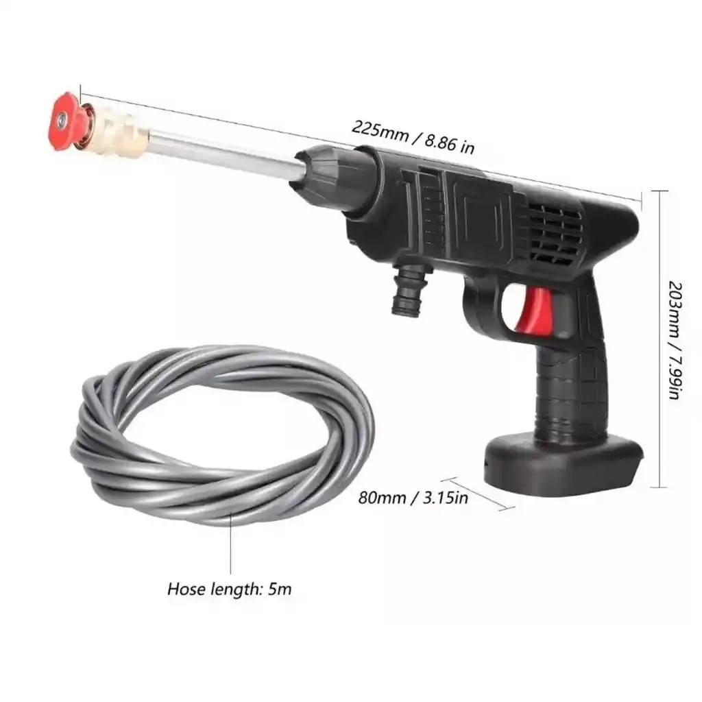 Hidrolavadora Inalámbrica 48v Doble Batería - Ideal Para Carro Y Moto
