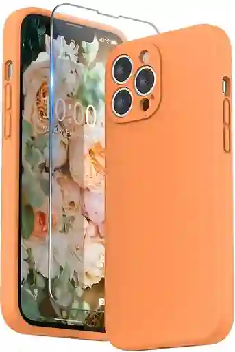 Funda Protectora Silicone Case Para Iphone 12 Pro Max Estuche Antigolpes
