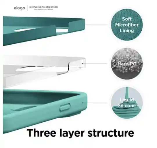 Funda Protectora Silicone Case Para Iphone 12 Pro Max Estuche Antigolpes