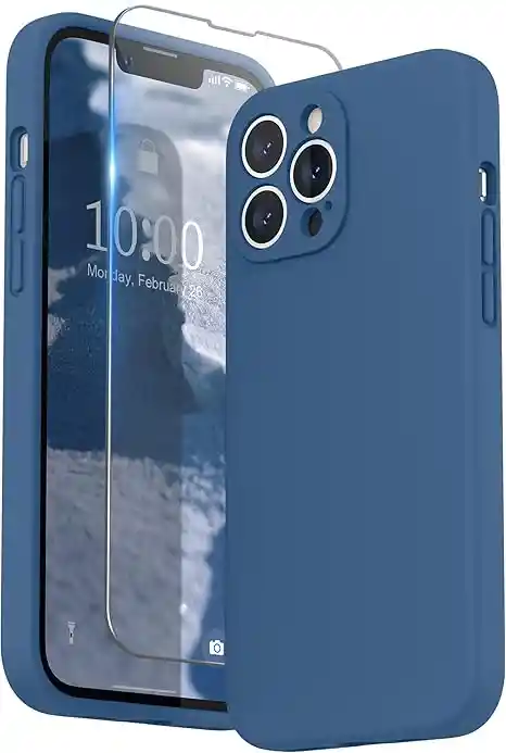 Funda Protectora Silicone Case Para Iphone 14 Pro Max Estuche Antigolpes