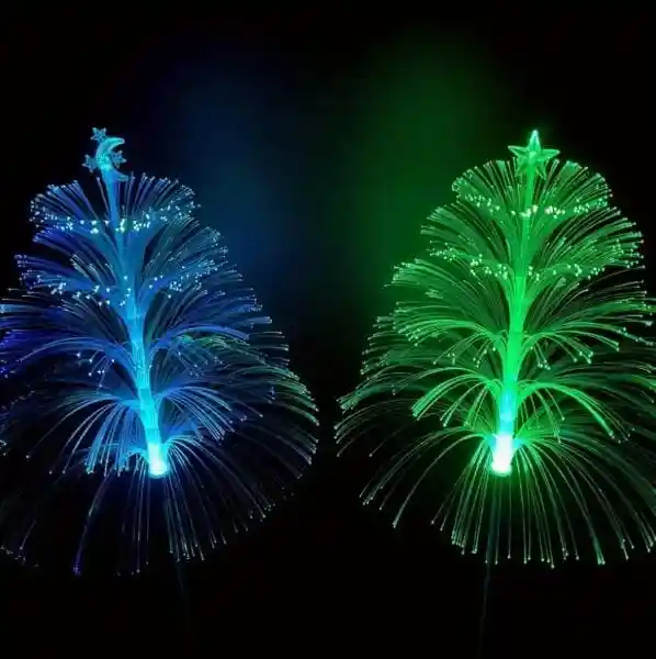 Lámpara De Arbol Solar 7 Colores, Decoración Jardín, Carga Solar