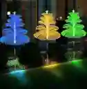 Lámpara De Arbol Solar 7 Colores, Decoración Jardín, Carga Solar