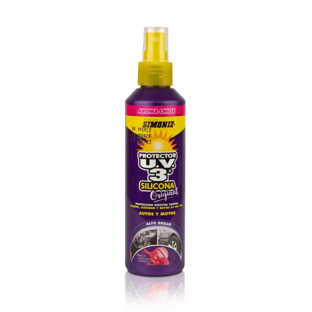 Silicona Protector U.v.3 Chicle Simoniz 200ml