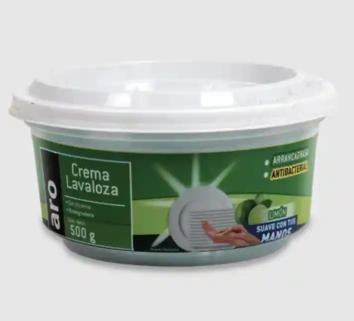 Crema Lavaloza Aro Limon Antibacterial 500g