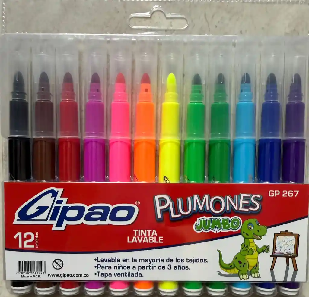 Marcadores Gipao X12