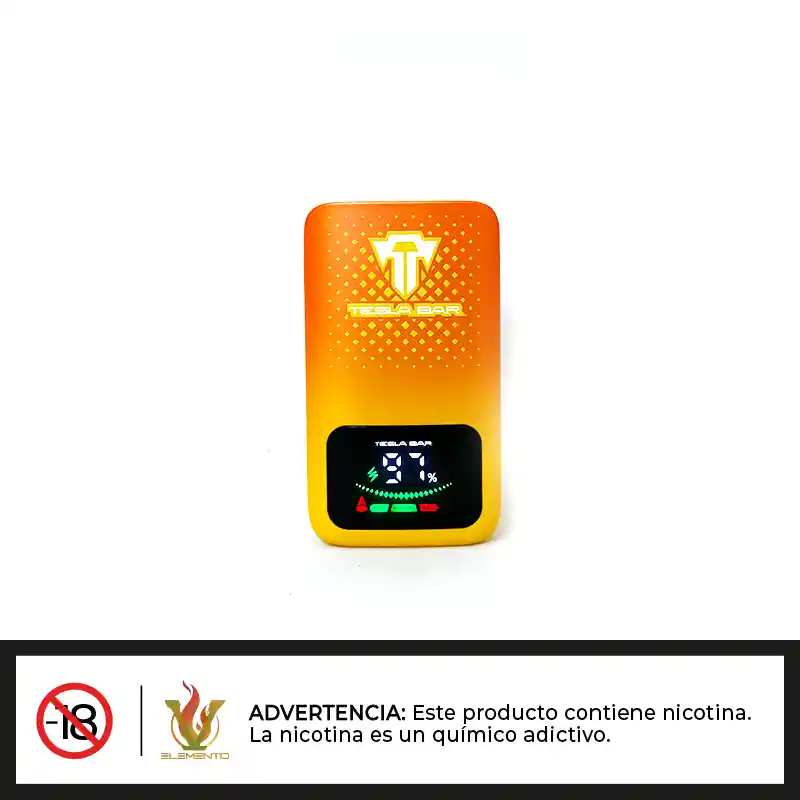 Tesla Bar Xp 18000 Puffs Battery - Vape Desechable - Solar Amber