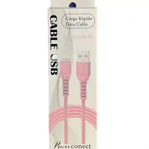 Cable Usb A Lightning 2 Metros Encauchado